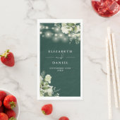 Emerald Greenery String Lights bruiloft Servet (Insitu)