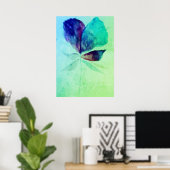 Emerald Greenery Waterverf Magic Floral Poster (Thuiskantoor)