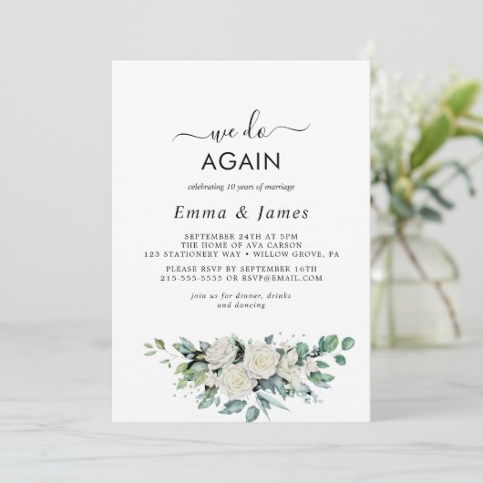 Emerald Greenery "We Do Again" belooft vernieuwing Kaart (Staand voorkant)