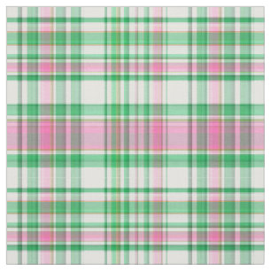 Emerald Grn Hot Pink Wht Preppy Madras Pset Sz6#1 Stof