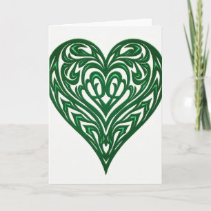 Emerald Hart Kunstkaart Kaart