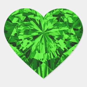 Emerald Heart Hart Sticker