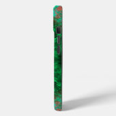 Emerald Heilige Geometrie Fractale Kunst Case-Mate iPhone Case (Achterkant / Links)