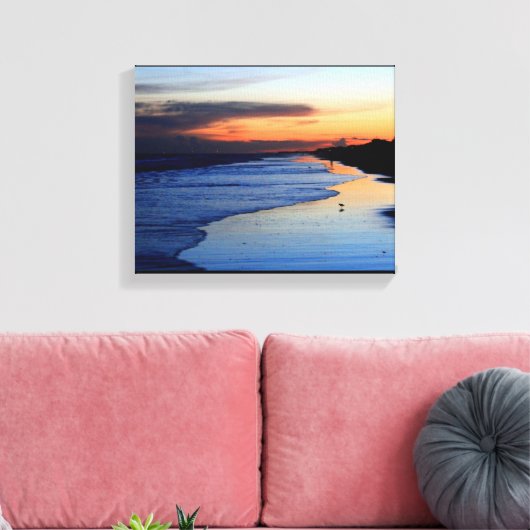 Emerald Isle, NC Canvas Afdruk (Insitu (Woonkamer))