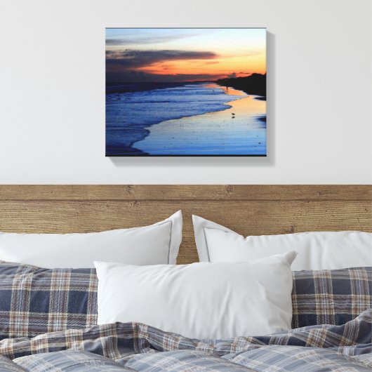 Emerald Isle, NC Canvas Afdruk (Insitu (Slaapkamer))