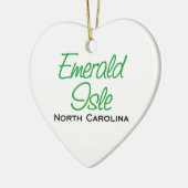 Emerald Isle, NC Keramisch Ornament (Links)