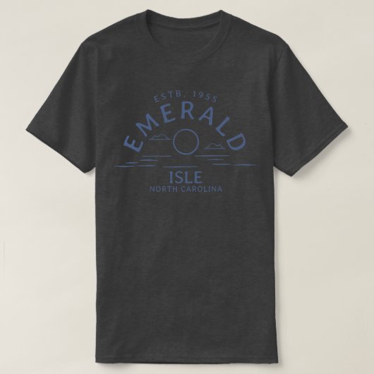 Emerald Isle NC T-shirt (Design voorkant)