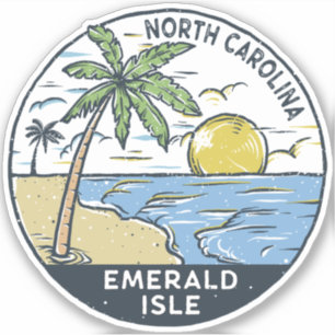 Emerald Isle North Carolina  Sticker