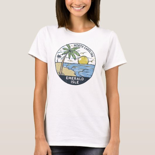 Emerald Isle North Carolina  T-shirt (Voorkant)