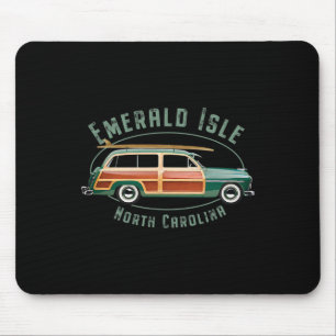 Emerald Isle North Carolina Vintage Surfen Muismat