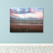 Emerald Isle Sunset Canvas Afdruk (Insitu (Houten vloer))