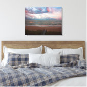Emerald Isle Sunset Canvas Afdruk (Insitu (Slaapkamer))