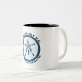 Emerald Isle. Tweekleurige Koffiemok (Voorkant rechts)