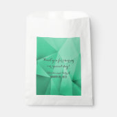 Emerald Jewel Tones Mariage Favor Sacs (Devant)