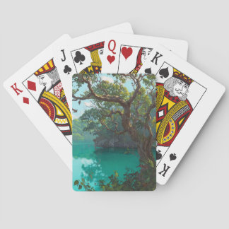 Emerald Jungle Lagoon Playing Cards Pokerkaarten