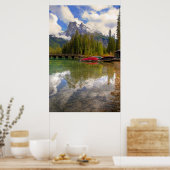 Emerald Lake Canoes Poster (Keuken)