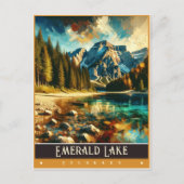 Emerald Lake, Colorado | schilderij Briefkaart (Voorkant)