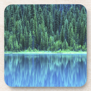 Emerald Lake, Yoho NP, BC, Canada Bier Onderzetter