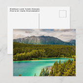 Emerald Lake Yukon Canada Briefkaart (Voorkant / Achterkant)