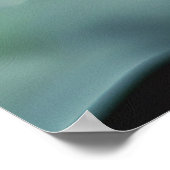 Emerald Liquid Explosion Art Poster (Hoek)