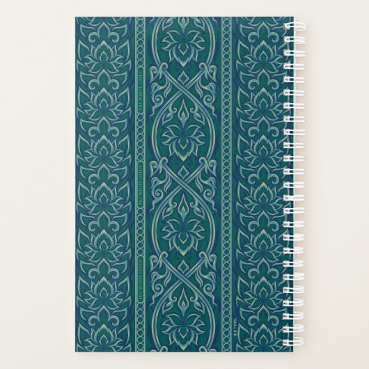 Emerald Lotus Tapestry Motif - Le Lotus Blanc