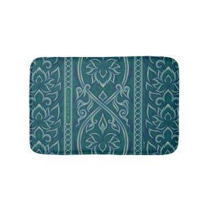 Emerald Lotus Tapestry Pattern - De Witte Lotus Badmat