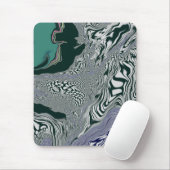 "Emerald Marble Flow" Mousepad Muismat (Met muis)