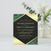 Emerald Marble Photo Budget Weddenschap (Staand voorkant)