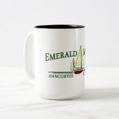 Emerald Marine Coffee Mok (Voorkant links)