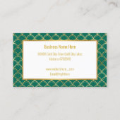  EMERALD MERMAID WITTE VISITEKAARTJE (Achterkant)