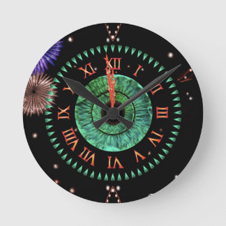 Emerald Midnight Clock Ronde Klok