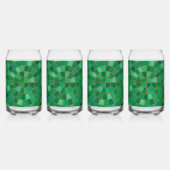 Emerald Mosaic Circle Pattern Art (Recto)