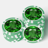 Emerald Poker Chips (Opstapeling)