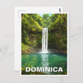 Emerald Pool Dominica Briefkaart (Voorkant / Achterkant)