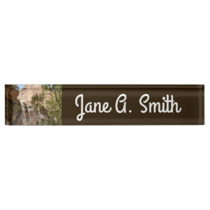 Emerald Pool Falls I uit Zion National Park Naambordje
