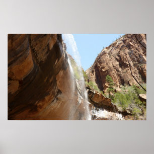 Emerald Pool Falls II uit Zion National Park Poster