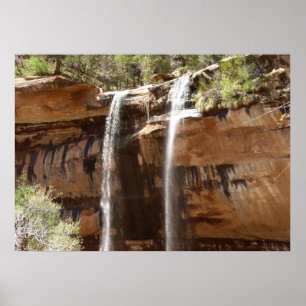 Emerald Pool Falls IV uit Zion National Park Poster