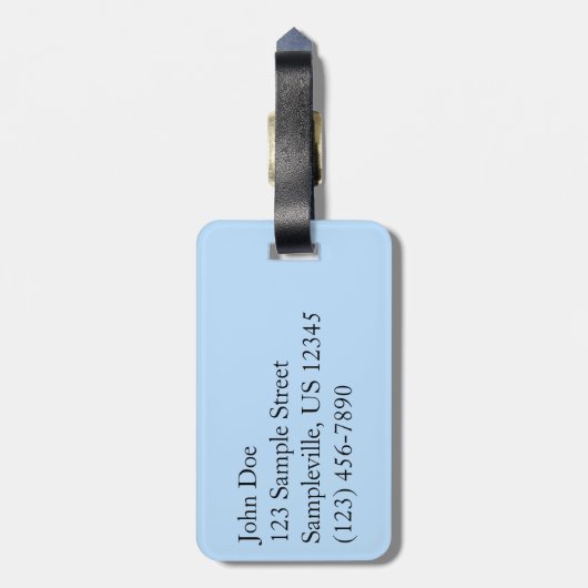 Emerald Pool Herfst II uit het Nationaal Park Zion Bagagelabel (Achterkant verticaal)