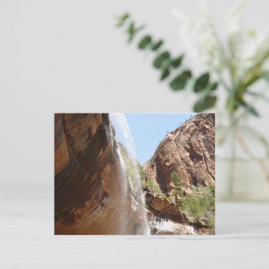 Emerald Pool Herfst II uit het Nationaal Park Zion Briefkaart (Staand voorkant)