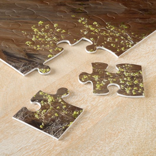 Emerald Pool Herfst III van het Nationaal Park Zio Legpuzzel (Zijkant)