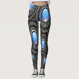 Emerald print leggings