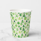 Emerald Prism Mosaic Papieren Bekers (Achterkant)