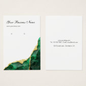 Emerald Rock Golden Earring Display Cards (Devant & derrière)