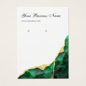 Emerald Rock Golden Earring Display Cards (Devant)