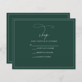 Emerald RSVP (Voorkant / Achterkant)