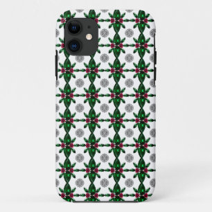 Emerald Ruby Diamond Gemstone Art Red Green iPhone 11 Hoesje