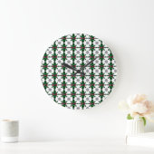 Emerald Ruby Diamond Gemstone Art Red Green Grote Klok (Huis)