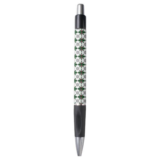 Emerald Ruby Diamond Gemstone Art Red Green Pen (Voorkant Verticaal)