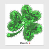 Emerald Shamrock Sticker (Vel)