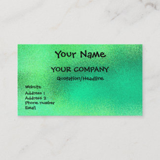 Emerald Sparkle - sjabloon voor visitekaartjes